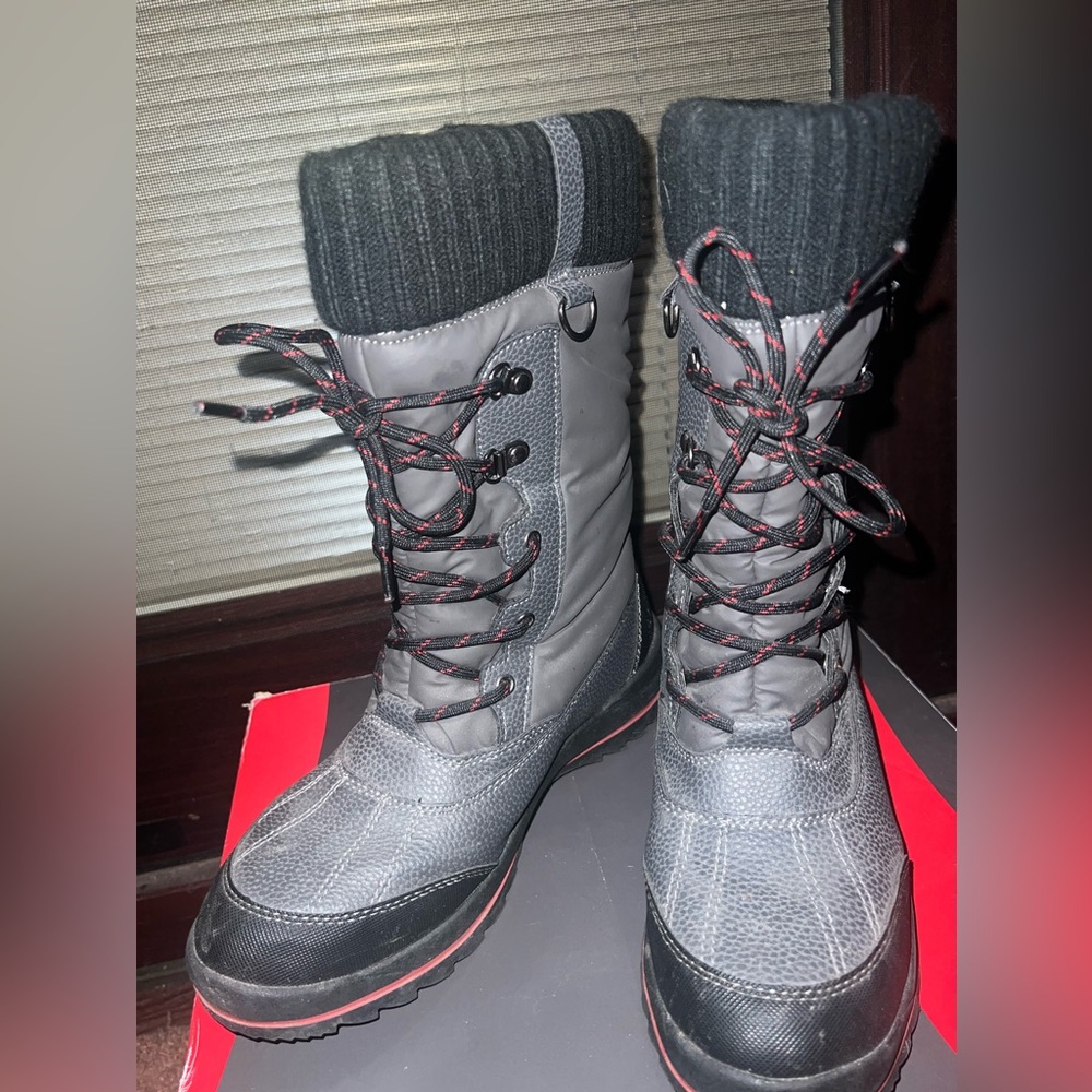 Storm by Cougar- COMOS- grey waterproof boots- 8